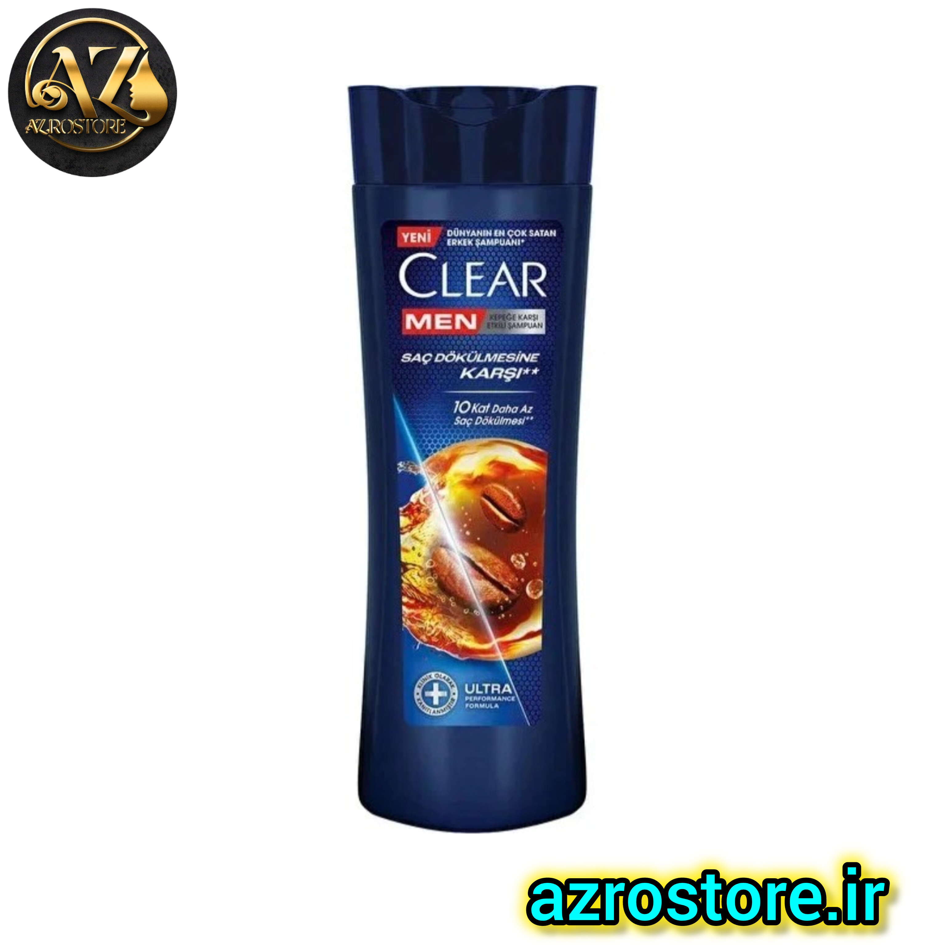 شامپو ضد شوره و ضد ریزش مردانه کلیر Clear حاوی کافئین حجم 350 میل