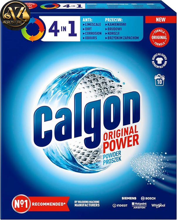 قرص جرم گیر ماشین لباسشویی Calgon 4 در 1