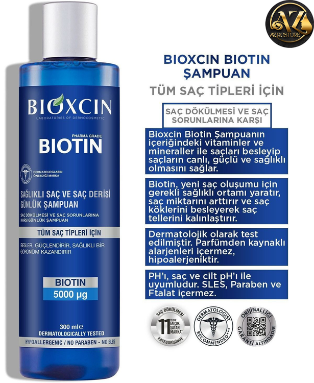 شامپو بیوکسین بیوتین ضدریزش