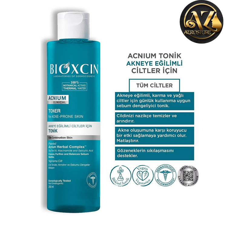 تونر ضد جوش پوست مختلط و چرب بیوکسین