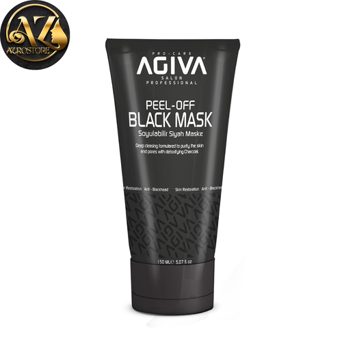 قیمت ماسک صورت زغالی آگیوا مدل Black لایه بردار و روشن کننده پوست 150 میلی