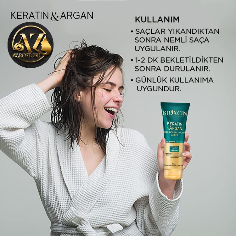 ماسک مو حاوی روغن کراتین آرگان بیوکسین