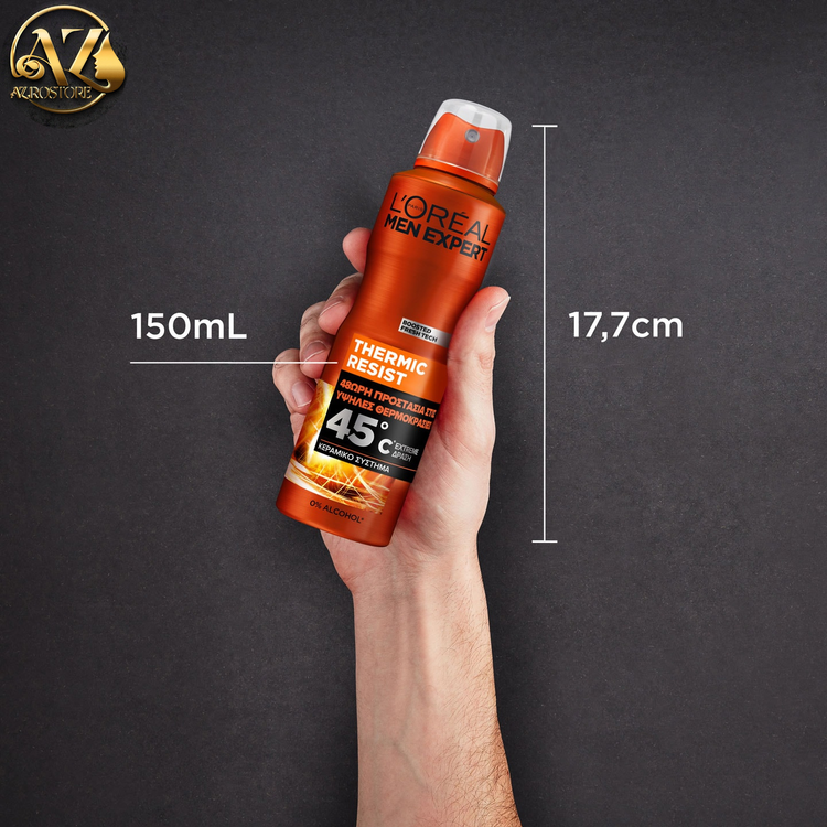 قیمت اسپری ضد تعریق لورال Thermic Resist حجم 150 میل