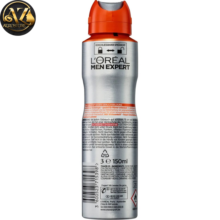 خرید اسپری دئودورانت Man Anti-Perspirant 96H protection