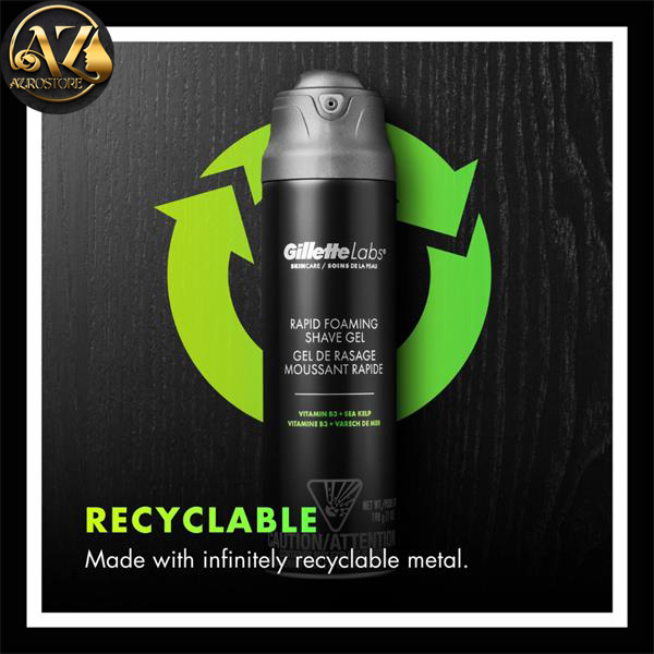 قیمت ژل اصلاح ژیلت بدون الکل حجم 198 میل