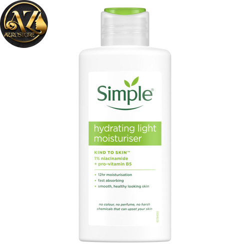خرید آبرسان و مرطوب کننده سیمپل مدل Light حجم 125میلی لیتر