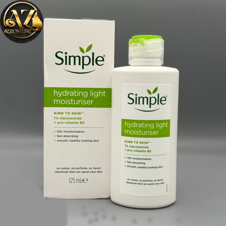 قیمت آبرسان و مرطوب کننده سیمپل مدل Light حجم 125میلی لیتر