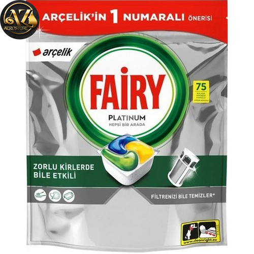 خرید قرص ماشین ظرفشویی فیری پلاتینیوم 75 عددی