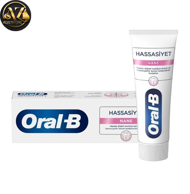 قیمت خمیردندان نعنایی روزانه اورال بی Oral b دندان های حساس Sensitive حجم 75 میل