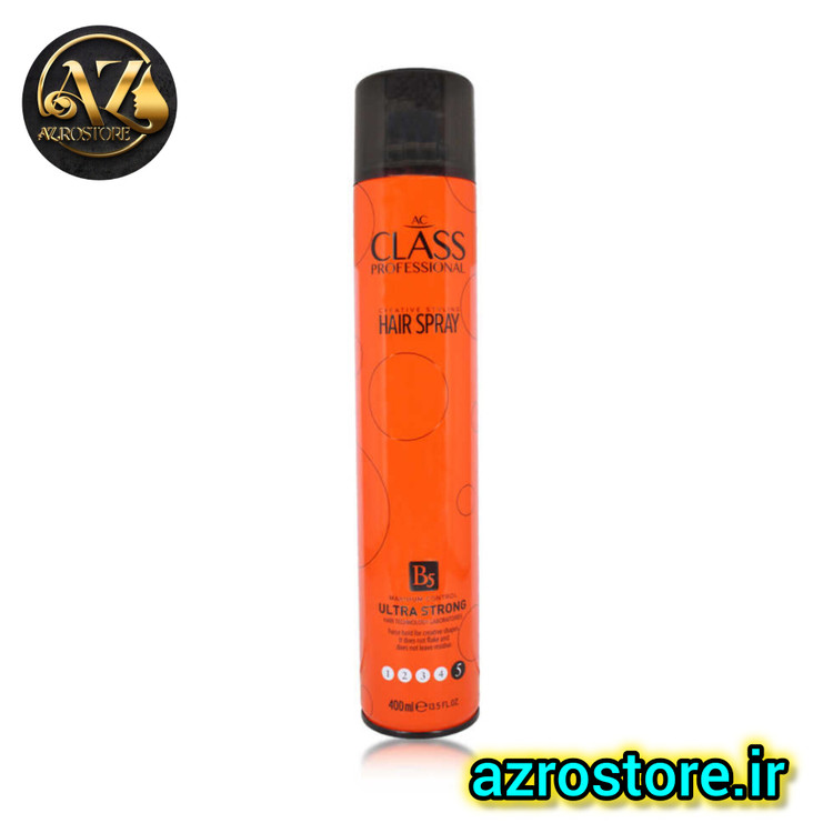 اسپری حالت دهنده مو Class مدل Ultra Strong شماره 5 حجم 400 میل