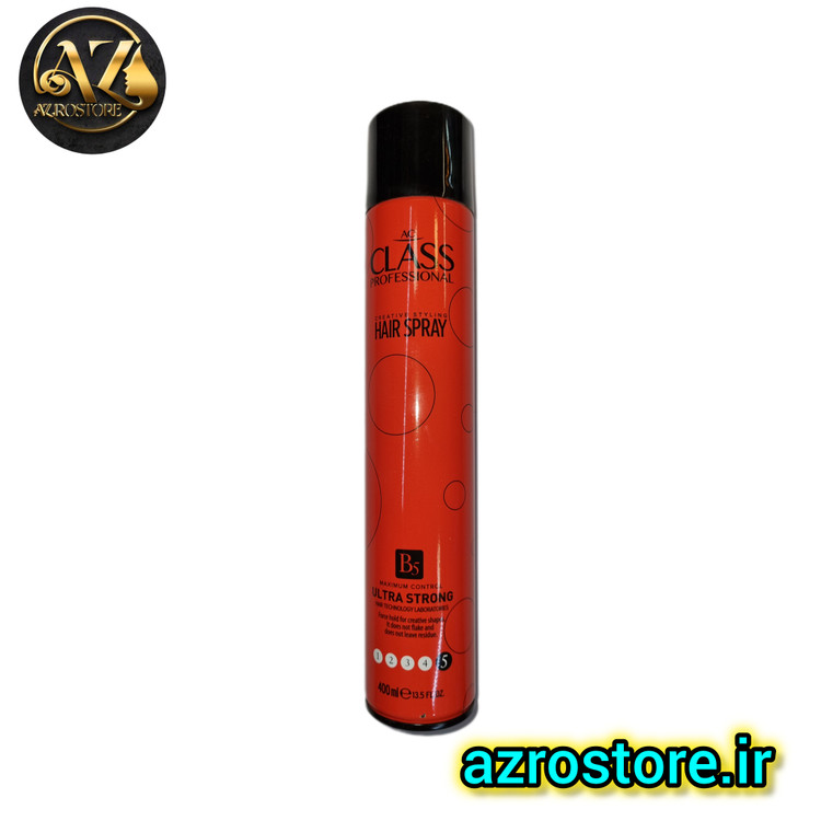 اسپری حالت دهنده مو Class مدل Ultra Strong شماره 5 حجم 400 میل