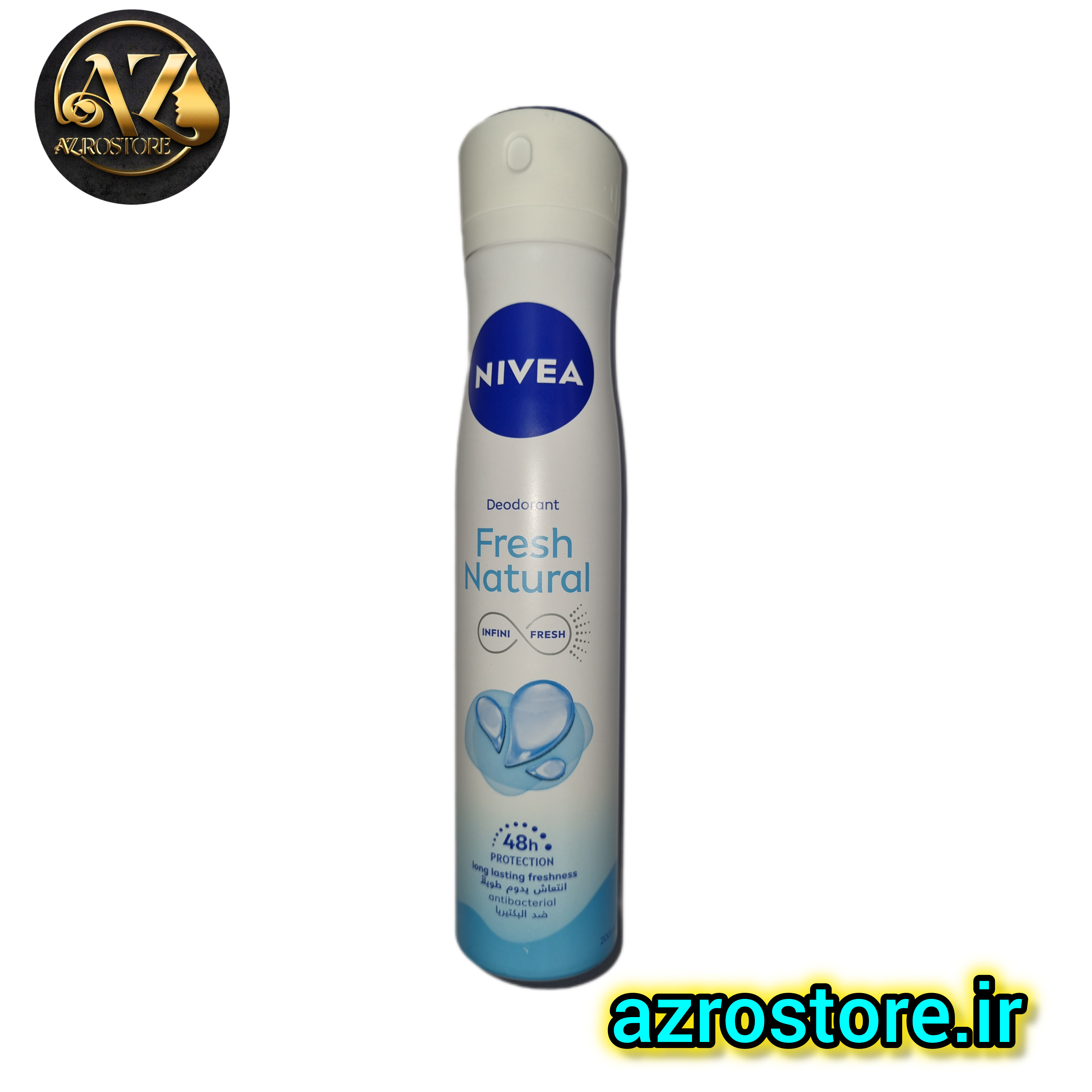 اسپری ضد تعریق زنانه نیوا مدل fresh natural حجم 200 میل