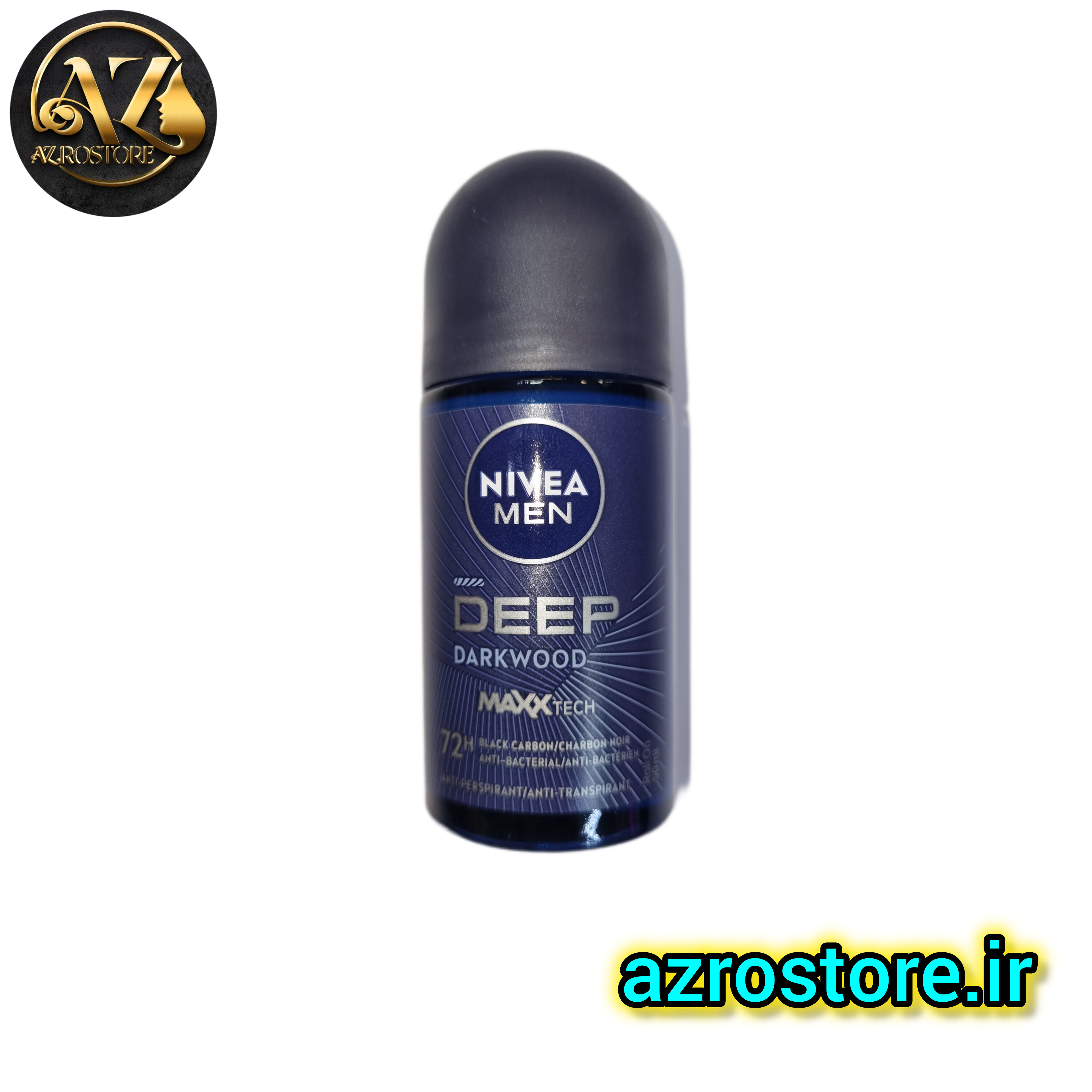 مام رولی نیوا Nivea مردانه مدل Deep Darkwood حجم 50 میل
