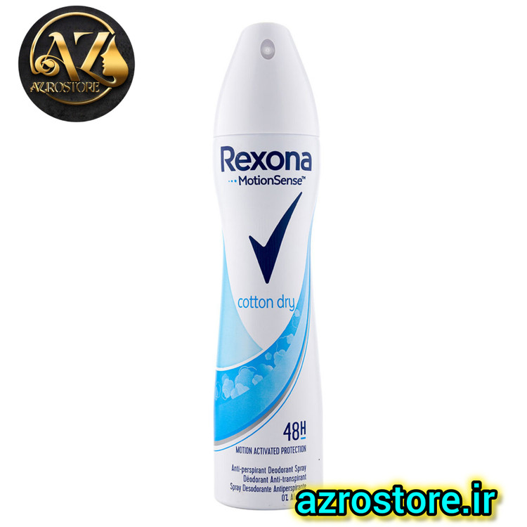 اسپری دئودورانت رکسونا زنانه کوتون درای 48 ساعته 200 میل