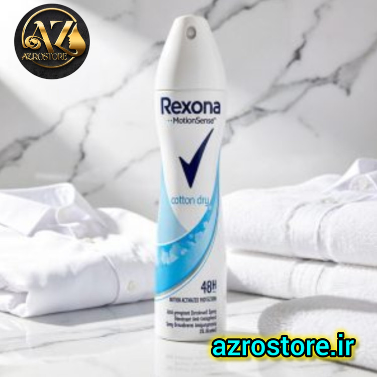اسپری دئودورانت رکسونا زنانه کوتون درای 48 ساعته 200 میل
