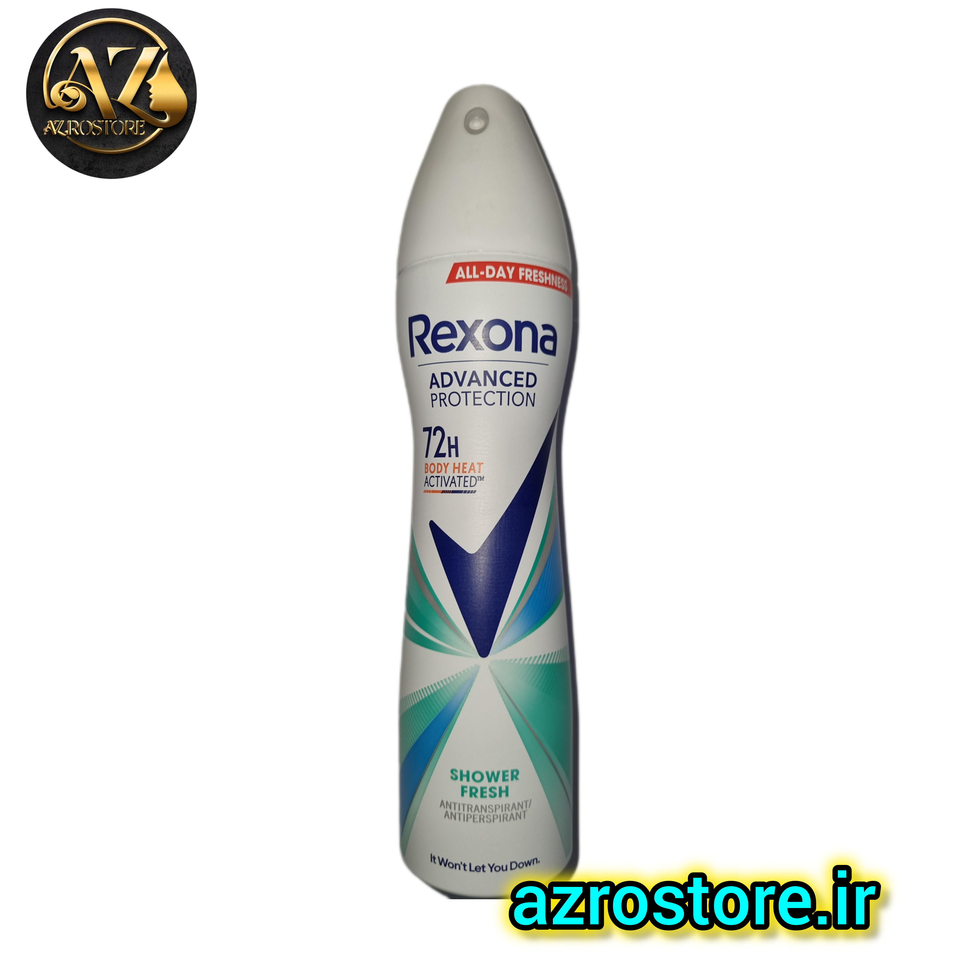 اسپری ضدتعریق زنانه رکسونا مدل Shower Fresh 72H حجم 200 میلی‌ لیتر