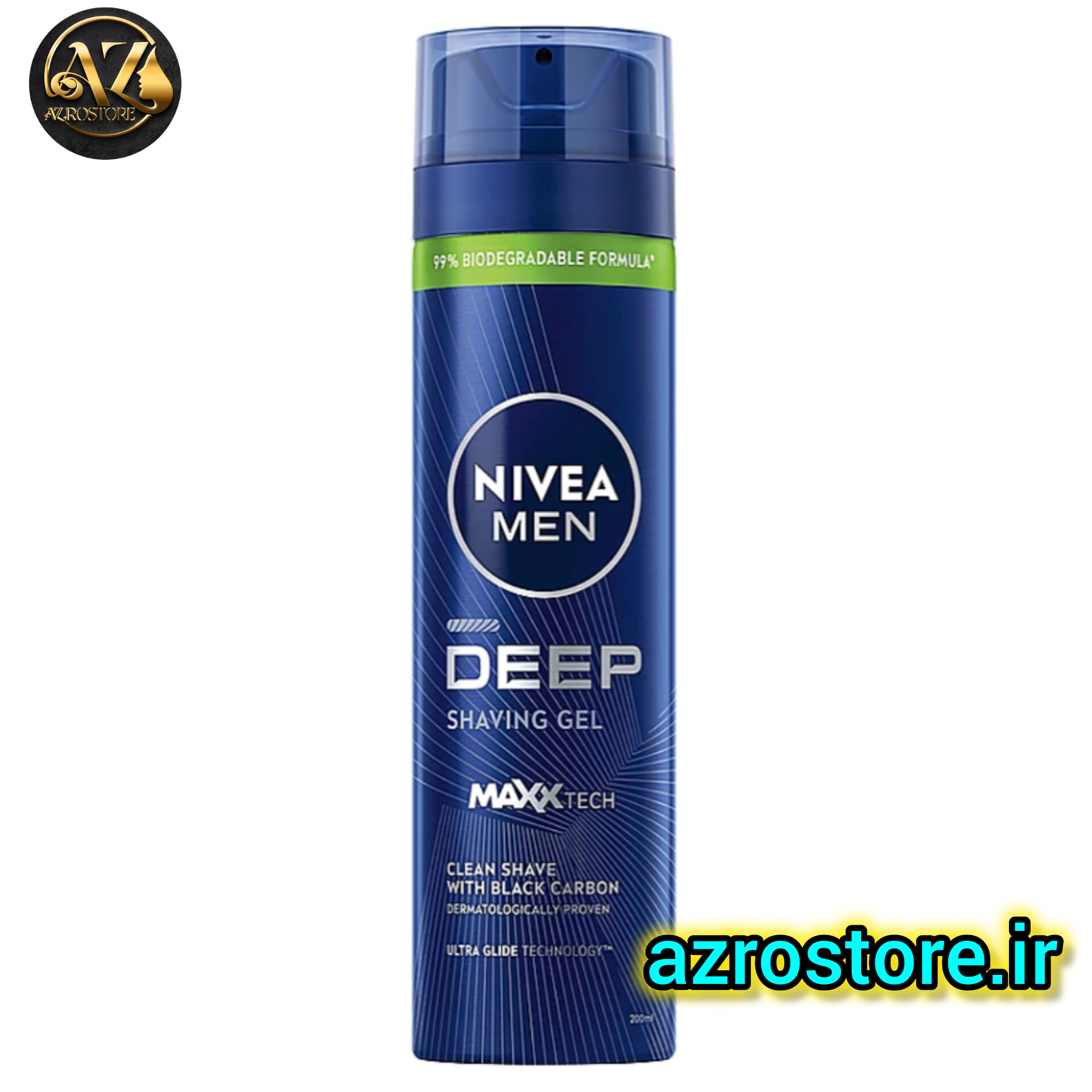 ژل اصلاح نیوآ مردانه ۲۰۰ میل مدل DEEP MAXTECH