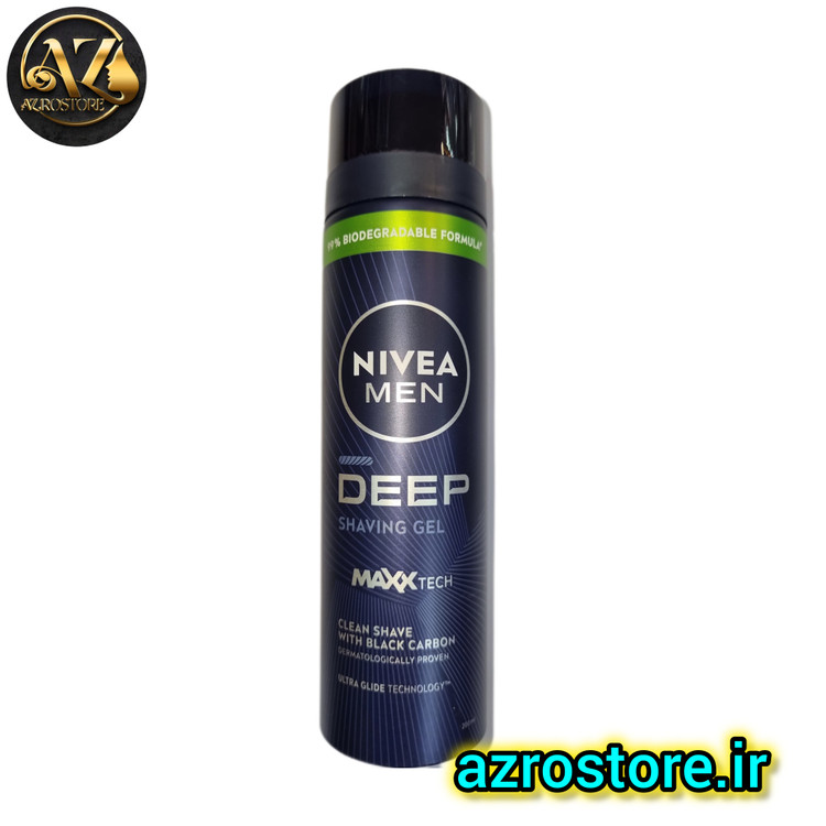 ژل اصلاح نیوآ مردانه ۲۰۰ میل مدل DEEP MAXTECH
