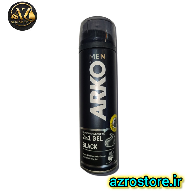 ژل اصلاح آرکو من مدل Black حجم ۲۰۰ میل ۲ در ۱