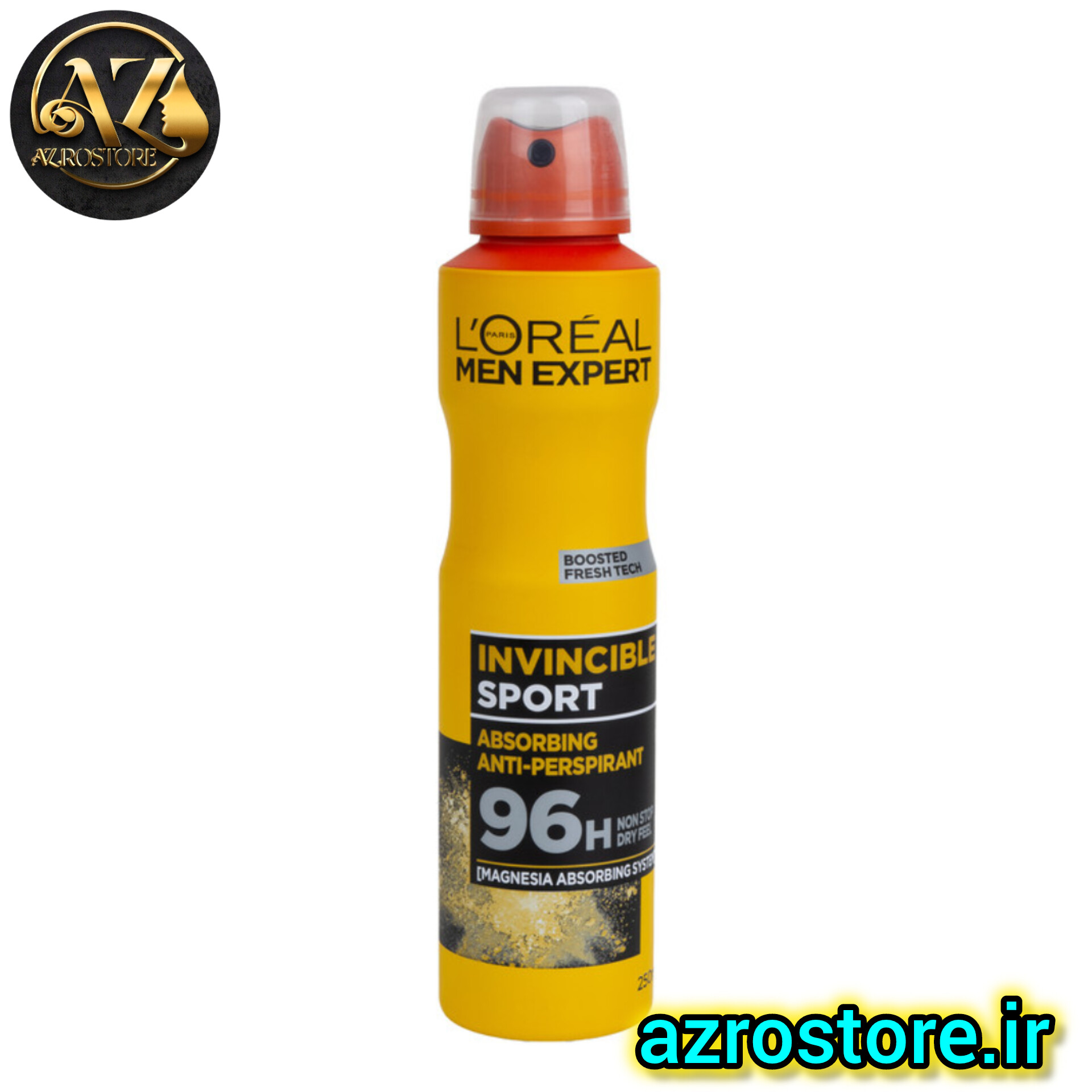اسپری ضد تعریق مردانه لورآل مدل Invincible Sport حجم ۲۵۰ میل