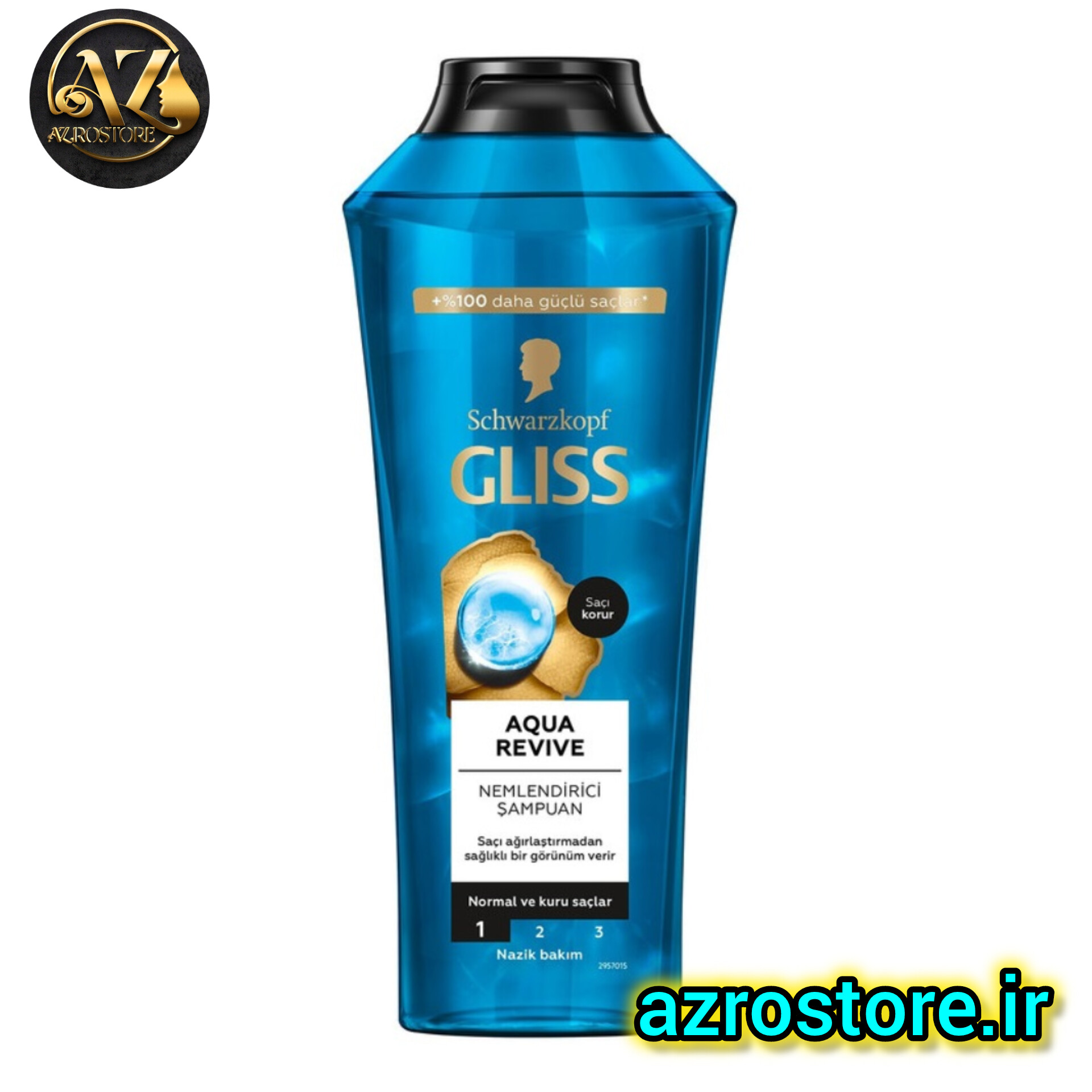 شامپو گلیس مدل Aqua Revive مرطوب کننده مناسب موهای معمولی و خشک ۴۰۰ میلی لیتر