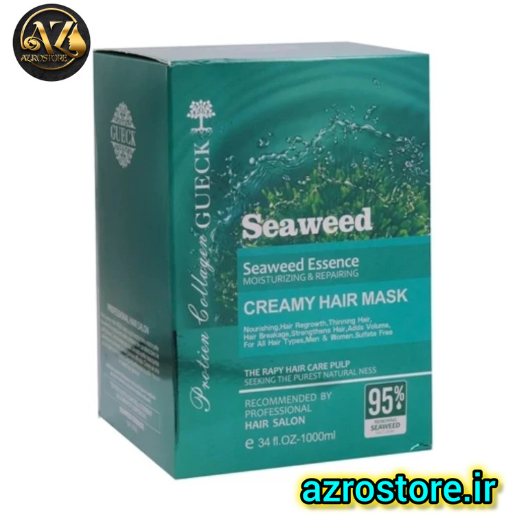 ماسک مو جلبک دریایی سیوید gueck بدون سولفات حجم ۱۰۰۰ میلی لیتر