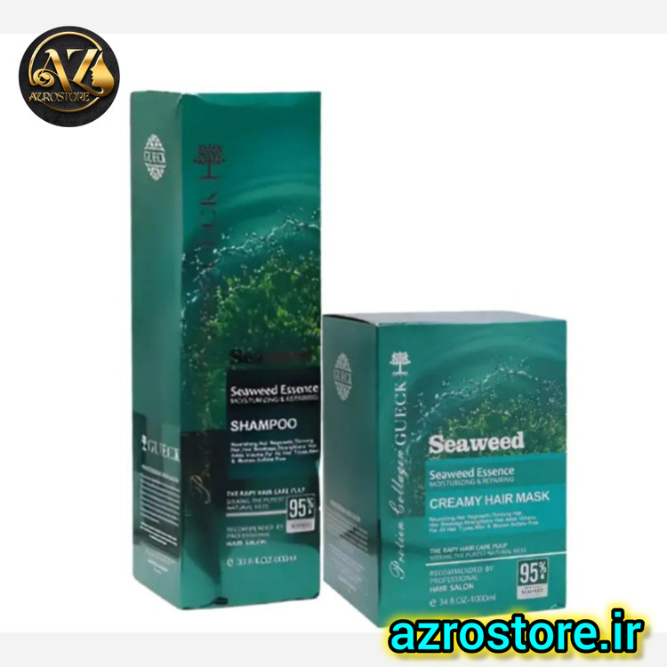 ماسک مو جلبک دریایی سیوید gueck بدون سولفات حجم ۱۰۰۰ میلی لیتر