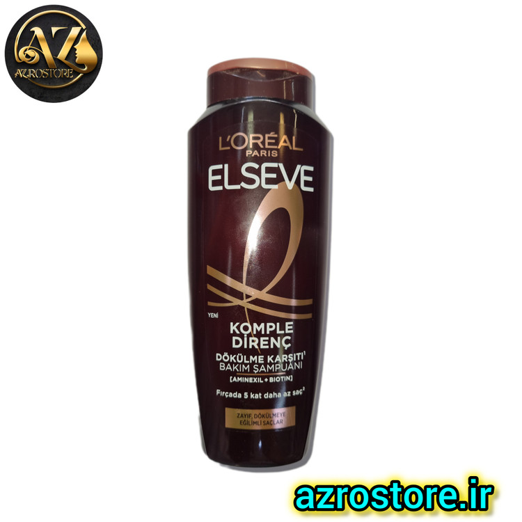 شامپو ضد ریزش لورال Loreal السیو حاوی بیوتین و آمینکسیل حجم 300 میل