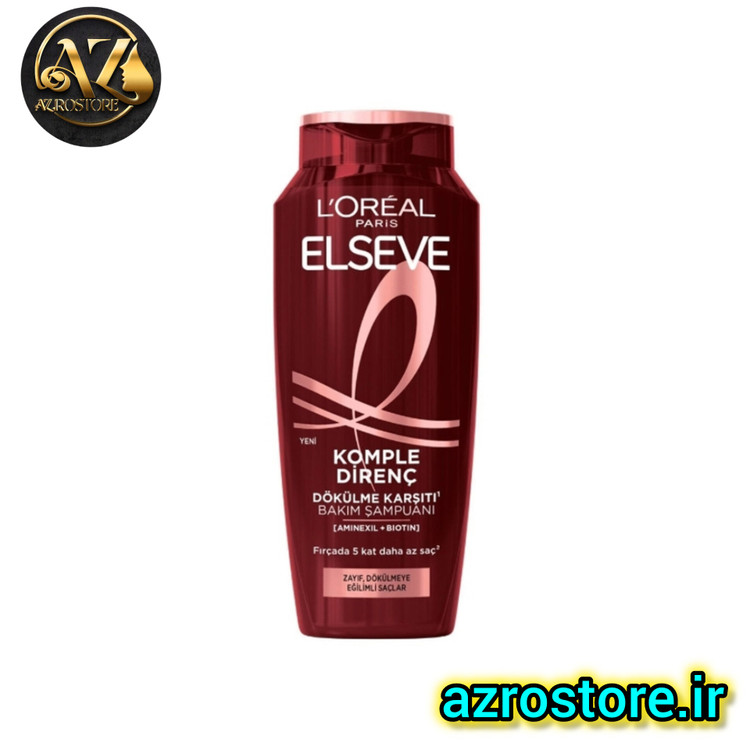 شامپو ضد ریزش لورال Loreal السیو حاوی بیوتین و آمینکسیل حجم 300 میل