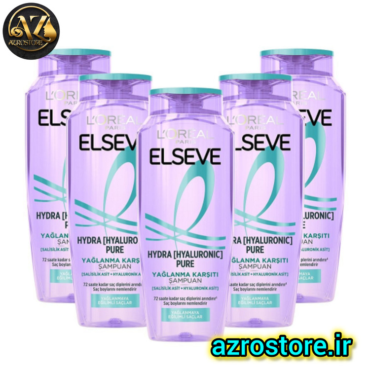 شامپو موی چرب لورال Elseve حاوی سالیسیلیک اسید حجم 300 میل