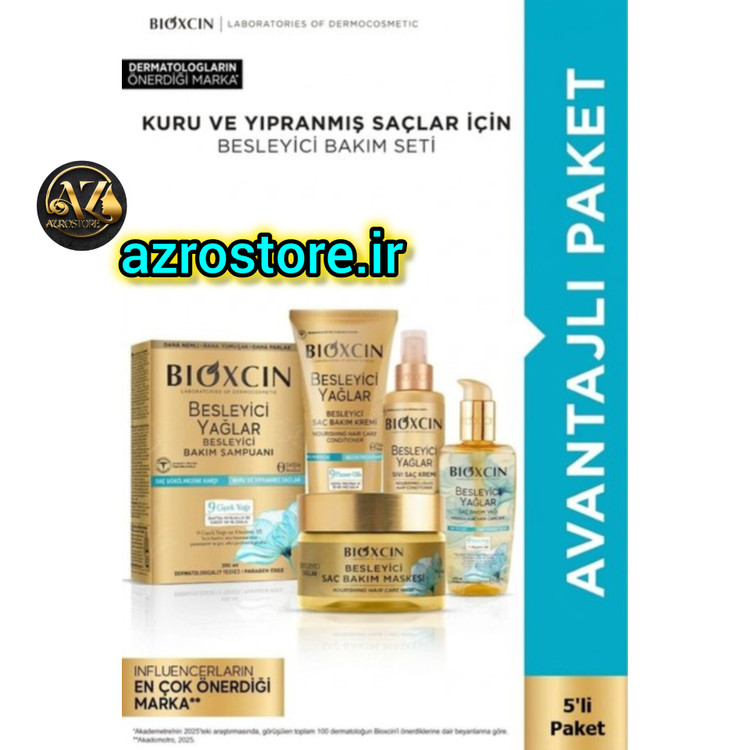 ماسک مراقبت از موی بایوکسین (Bioxcin) حاوی روغنهای مغذی - ۲۲۵ میلیلیتر